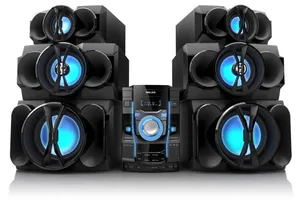 Equipo de audio con parlantes